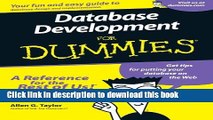 [Download] Database Development For Dummies Paperback Collection