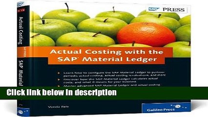 Download Actual Costing with the SAP Material Ledger [Full Ebook]