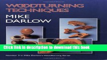 [Download] Woodturning Techniques Paperback Free