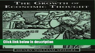 Download The Growth of Economic Thought, 3rd ed. Full Online
