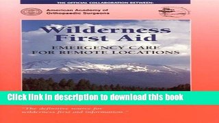 [Popular] Wilderness First Aid Kindle Free