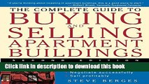 [Download] The Complete Guide to Buying and Selling Apartment Buildings Kindle Free