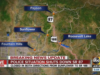 Police situation shuts down SR 87