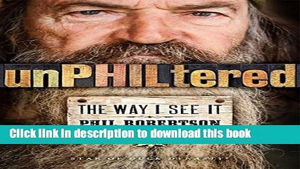 [Download] unPHILtered: The Way I See It Kindle Online
