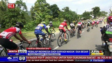 Pebalap Indonesia Masuk Dua Besar Klasmen Tour de Singkarak