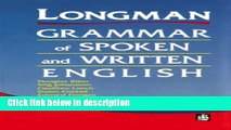 Download Longman Grammar of Spoken and Written English [Online Books]