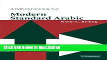 [PDF] A Reference Grammar of Modern Standard Arabic (Reference Grammars) [Full Ebook]