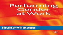 Download Performing Gender at Work Ebook Online