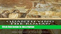 [PDF] Quantifying the Roman Economy: Methods and Problems (Oxford Studies on the Roman Economy)