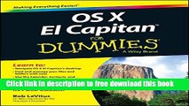 [Download] OS X El Capitan For Dummies Paperback Collection