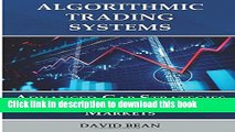 [Download] Algorithmic Trading Systems: Advanced Gap Strategies for the Futures Markets Hardcover