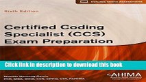 [Popular] Books Certified Coding Specialist (CCS) Exam Preparation Free Download