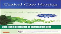 [Popular] Books Critical Care Nursing: Diagnosis and Management, 7e (Thelans Critical Care Nursing