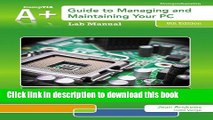 [Download] Lab Manual for Andrews  A  Guide to Managing   Maintaining Your PC, 8th Paperback Online