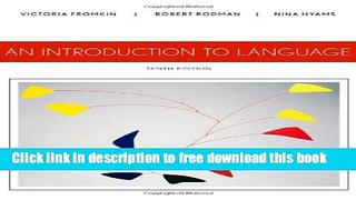 [Popular] Books An Introduction to Language Free Online