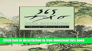 [Popular] Books 365 Tao: Daily Meditations Free Online