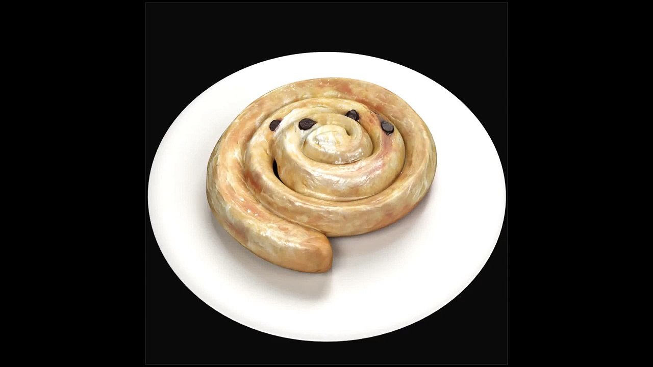 Danish Raisin | 3D Model - 3dsMax & Mental ray