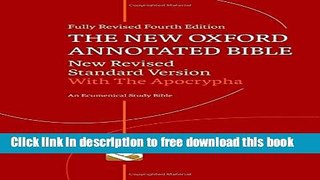 [Popular] Books The New Oxford Annotated Bible with Apocrypha: New Revised Standard Version Full