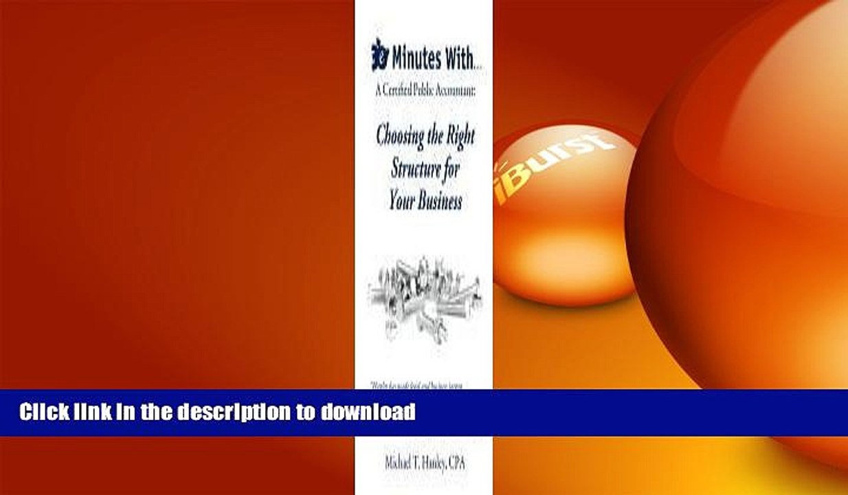 READ ONLINE 30 Minutes With...A Certified Public Accountant: Choosing the Right Structure for Your