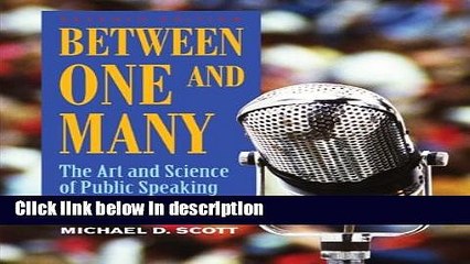 Books Between One and Many: The Art and Science of Public Speaking Full Online