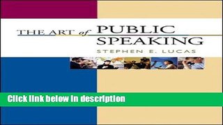 Books The Art of Public Speaking, 9th Edition Full Download