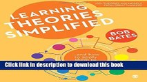 [Download] Learning Theories Simplified: ...and how to apply them to teaching Paperback Online