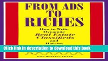 [Read PDF] From Ads to Riches: How to Write Dynamite Real Estate Classifieds and Harvest the