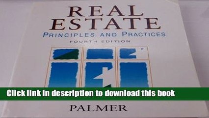 [Read PDF] Real estate: Principles and practices Ebook Free