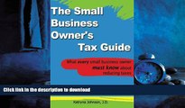 FAVORIT BOOK The Small Business Owner s Tax Guide: What every small business owner must know about
