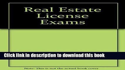 [Read PDF] Real Estate License Exams (Arco professional career examination series) Ebook Online