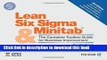 [Download] Lean Six Sigma and Minitab: The Complete Toolbox Guide for Business Improvement