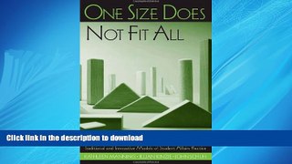 FAVORIT BOOK One Size Does Not Fit All: Traditional and Innovative Models of Student Affairs