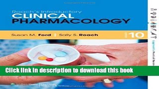 [Popular] Books Roach s Introductory Clinical Pharmacology Full Online