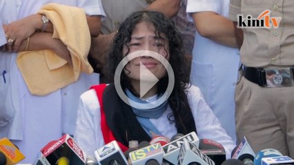 'Wanita Besi' India tamatkan mogok lapar 16 tahun