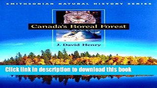 [Popular] Canada s Boreal Forest Hardcover Free
