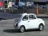 Sbarco delle Fiat 500 a Genova