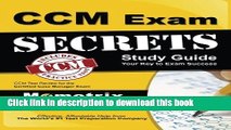 [Popular] Books CCM Exam Secrets Study Guide: CCM Test Review for the Certified Case Manager Exam