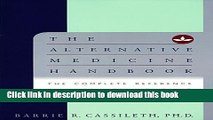 [Popular] Alternative Medicine Handbook Hardcover OnlineCollection