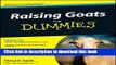 [Popular] Raising Goats For Dummies Hardcover OnlineCollection