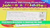 [Download] Cursive Writing Practice: Jokes   Riddles Hardcover Collection