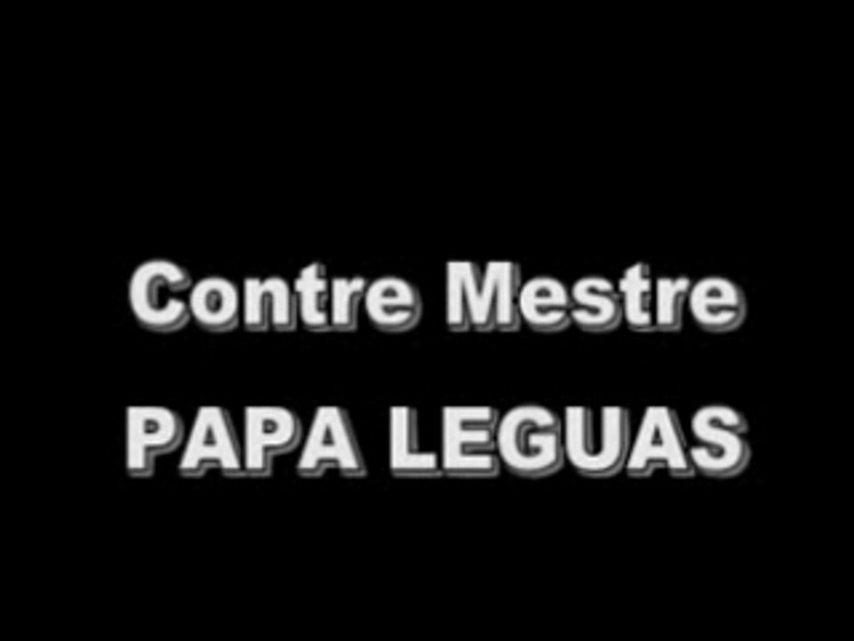 Contre Mestre PAPA LEGUAS - CORDAO DE OURO