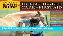 [Popular] Storey s Barn Guide to Horse Health Care   First Aid Paperback OnlineCollection