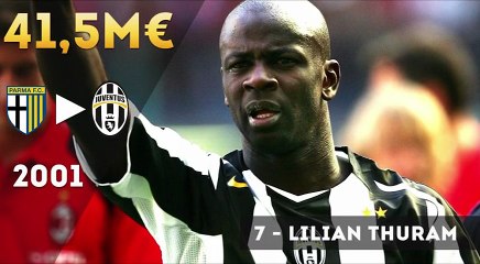 Los 10 centrales más caros de la historia