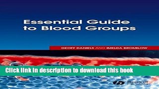 Download Essential Guide to Blood Groups Book Free