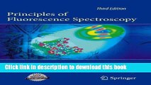 [Popular] Principles of Fluorescence Spectroscopy Hardcover OnlineCollection