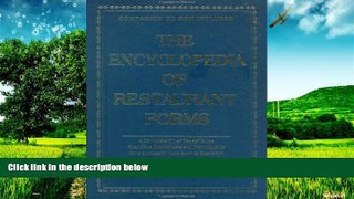READ FREE FULL  The Encyclopedia of Restaurant Forms: A Complete Kit of Ready-To-Use Checklists,