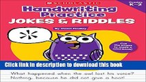 [Download] Handwriting Practice: Jokes   Riddles Hardcover Collection