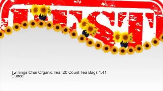 Top 5 Twinings Chai Organic Tea 20 Count Tea Bags 1 41 Ounce Review