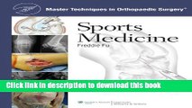 [Download] Master Techniques in Orthopaedic Surgery: Sports Medicine Hardcover Online
