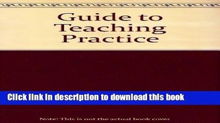 [PDF] Guide to Teaching Practice Download Full Ebook